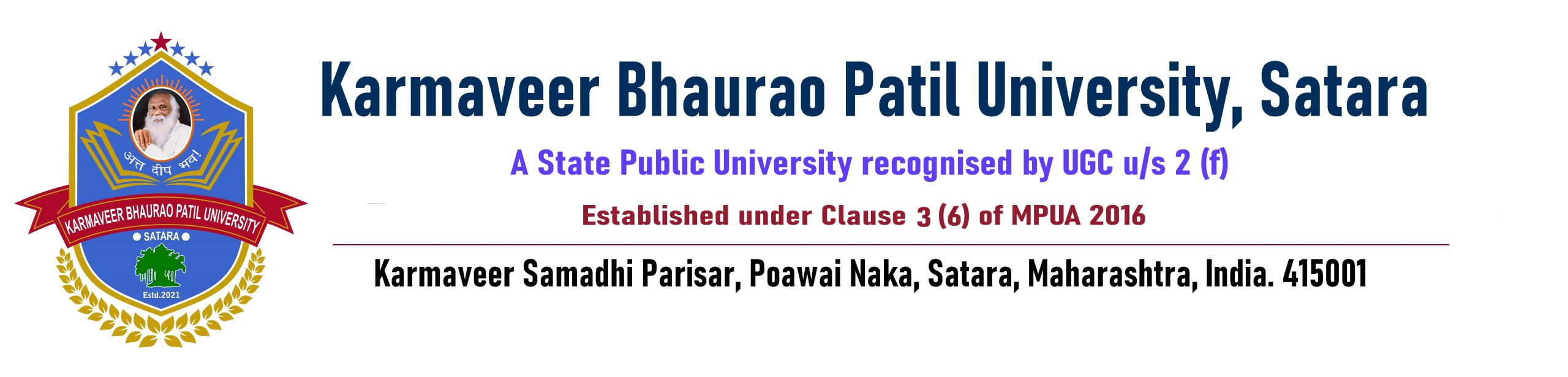 Academics Programs – Karmaveer Bhaurao Patil University, Satara